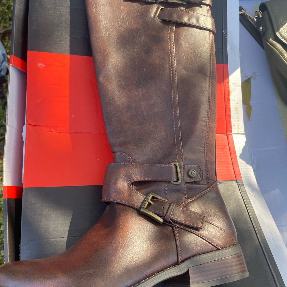 Guess Brown Heeled Boots